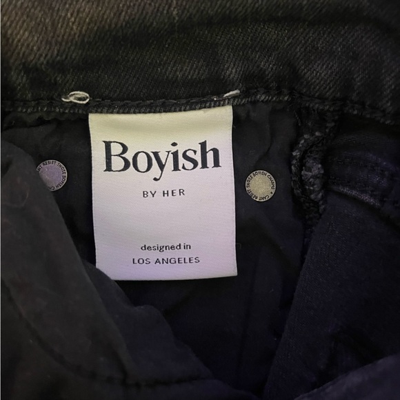 BOYISH Zachary High Rise Distressed Skinny Jeans - Picture 13 of 16